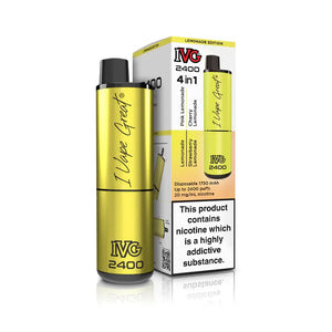Lemonade Edition IVG 2400 Disposable Vape