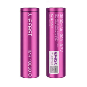 Genuine Efest IMR 18650 3500mAh 20Amp Rechargeable flat top Battery