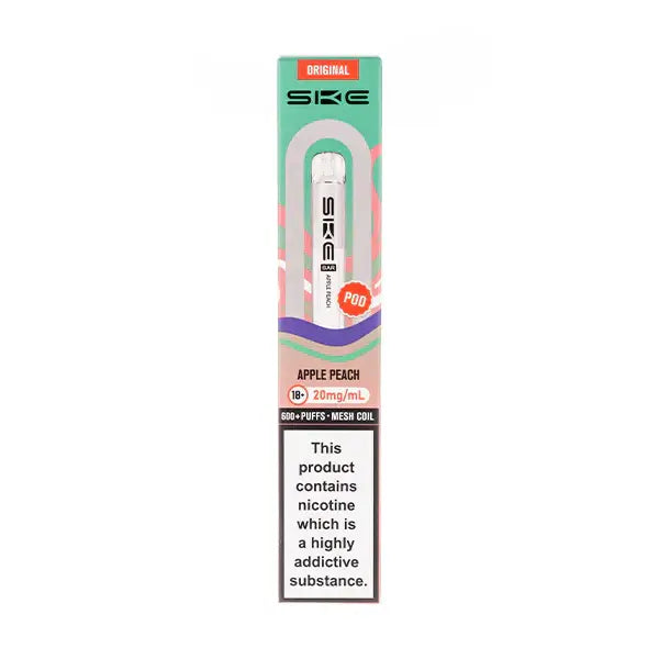 Apple Peach Crystal Bar 600 Prefilled Pod by SKE