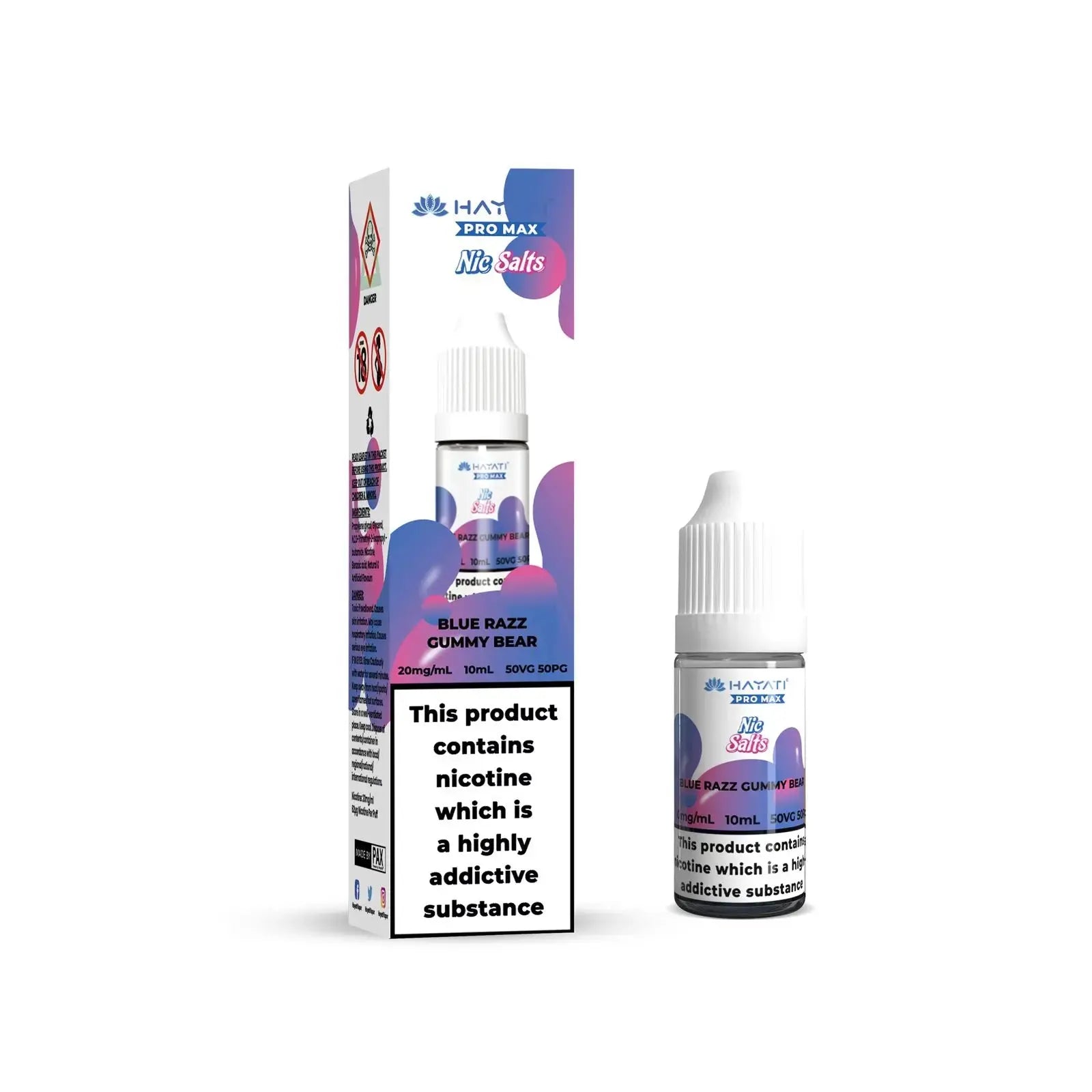 Gummy Bear E-Liquid by Hayati Pro Max Nic Salts