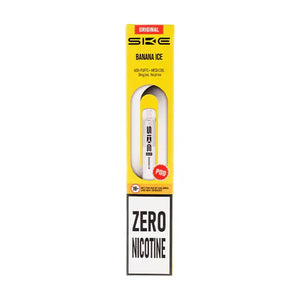 Banana Ice Crystal Bar 600 Zero Nicotine Prefilled Pods by SKE