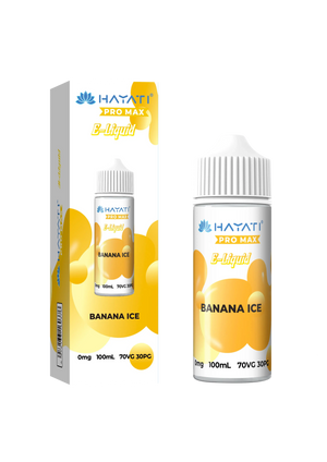 Hayati Pro Max Eliquid 70/30 - Banana Ice - 100ml