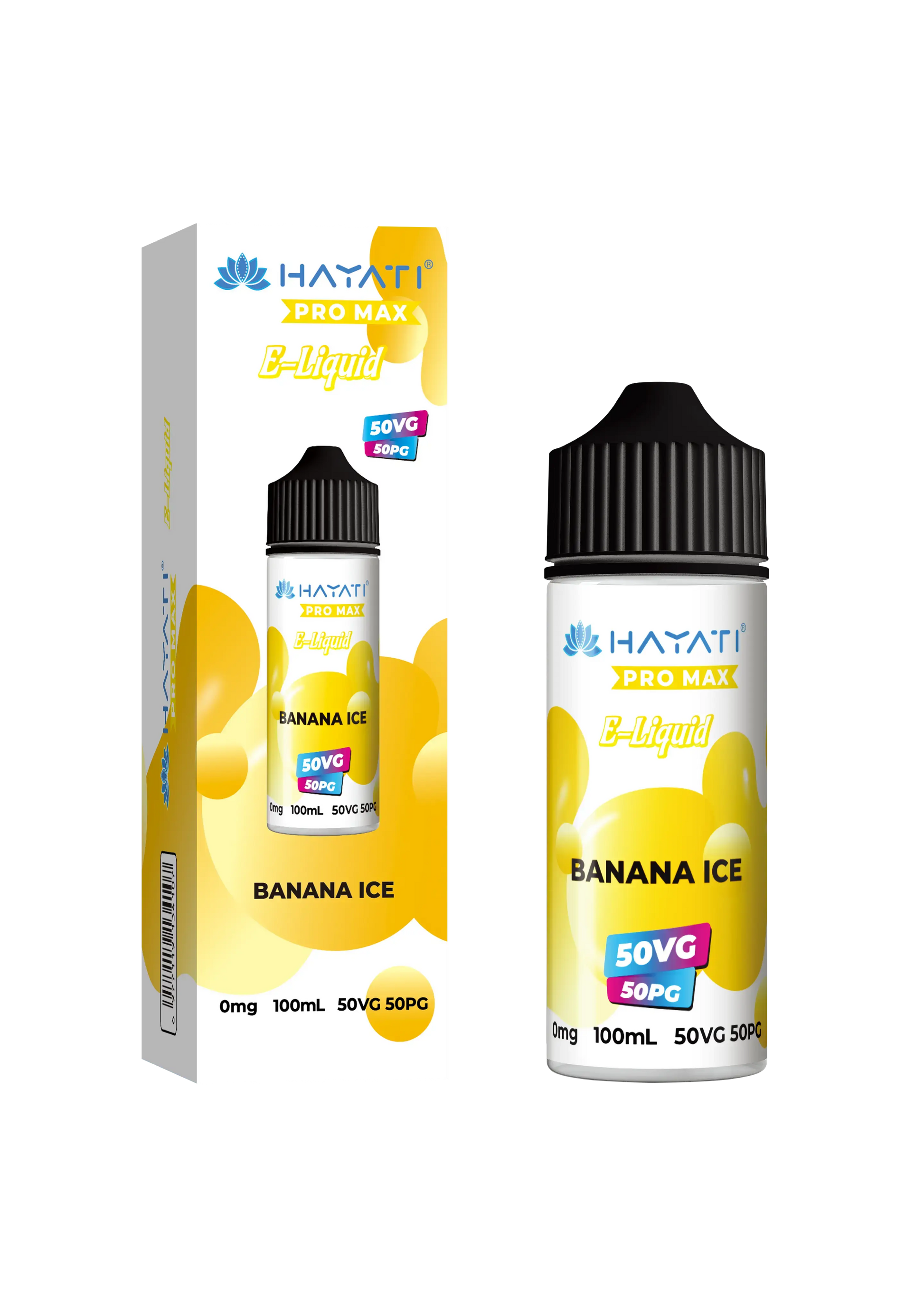 Hayati Pro Max Eliquid 50/50 - Banana Ice - 100ml