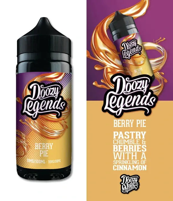 Doozy Legends Berry Pie 100ml E-Liquid Shortfill