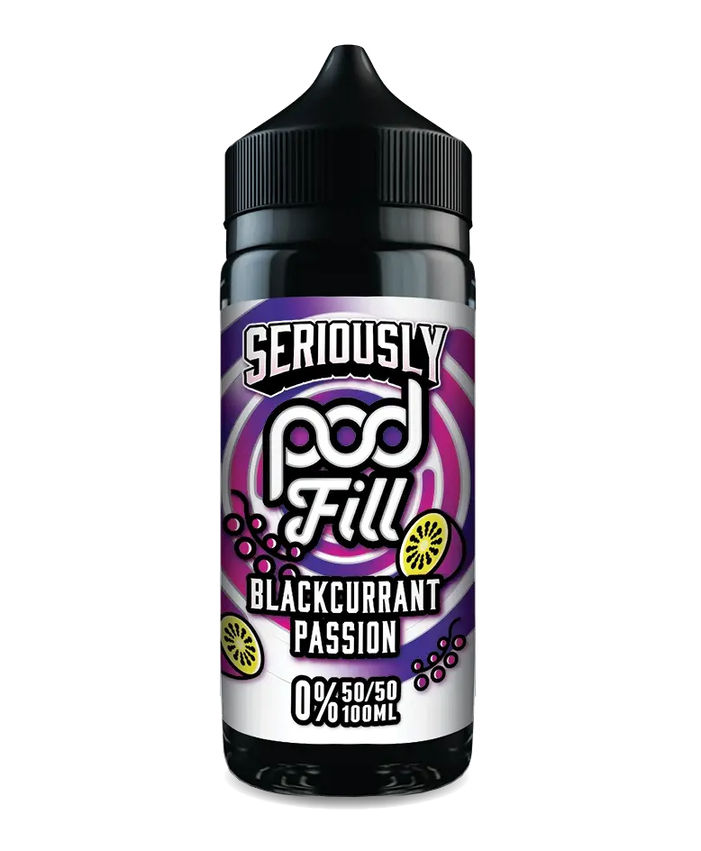 Seriously Pod Fill Blackcurrant Passion E-liquid Shortfill