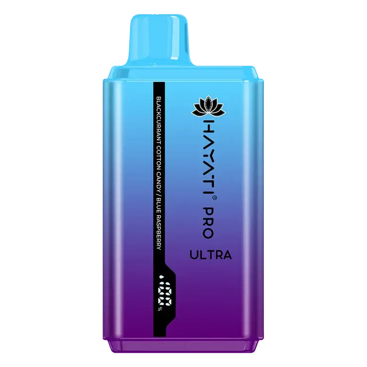 Hayati Pro Ultra 15000 Black Currant Cotton Candy / Blue Raspberry 0 Nicotine Disposable Vape
