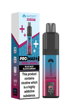 hayati pro max plus 6000 blue razz balckcurrent vape kit image