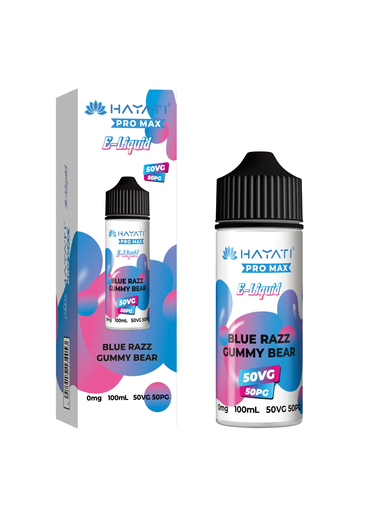 Hayati Pro Max Eliquid 50/50 - Blue Razz Gummy Bear - 100ml