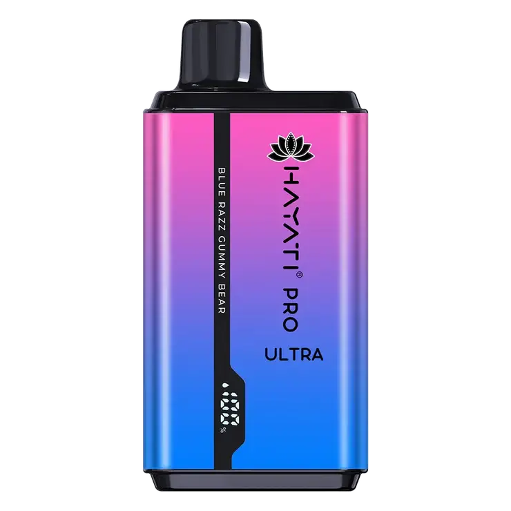 Hayati Pro Ultra 15000 Blue Razz Gummy Bear 0 Nicotine Disposable Vape