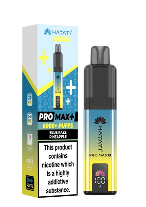 Hayati Pro Max Plus 6000 Blue Razz Pineapple Kit image