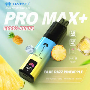 Hayati Pro Max Plus 6000 Blue Razz Pineapple Kit