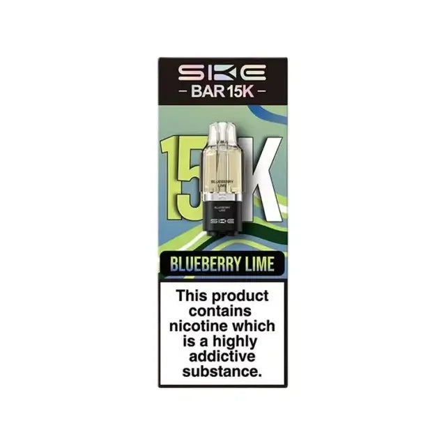 SKE Bar 15K Blueberry Lime Refill Pods
