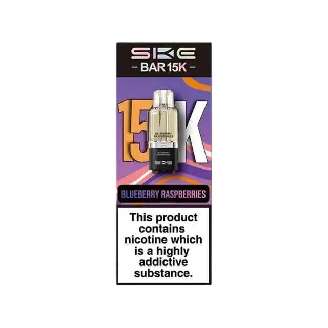 SKE Bar 15K Blueberry Raspberries Refill Pods