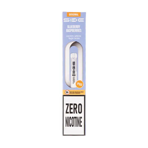 Blueberry Raspberries Crystal Bar 600 Zero Nicotine Prefilled Pods by SKE