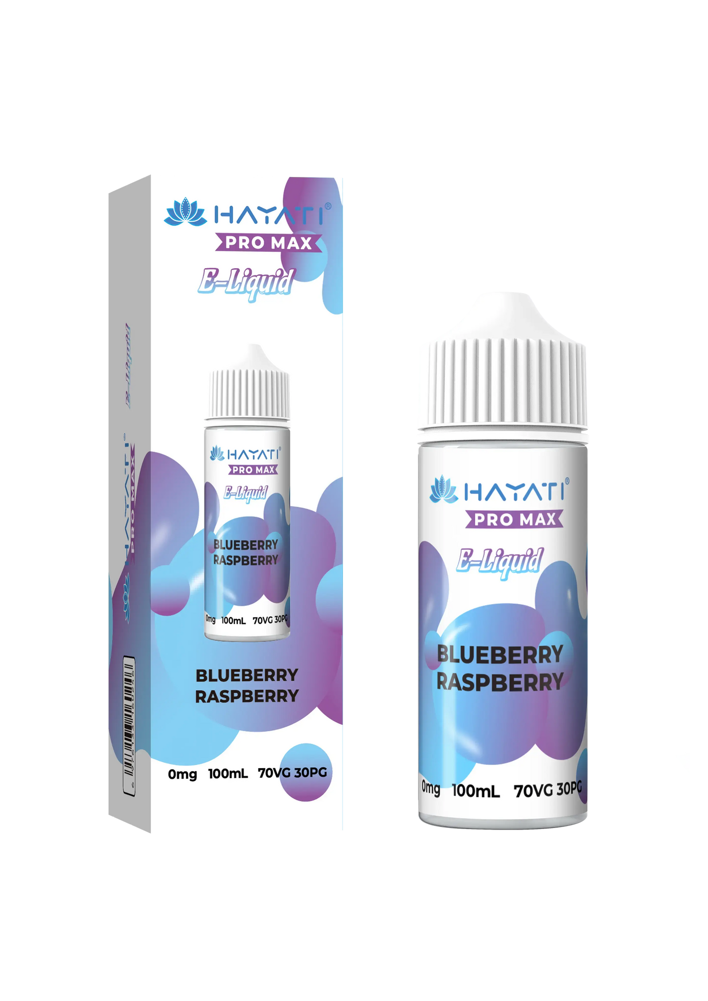 Hayati Pro Max Eliquid 70/30 - Blueberry Raspberry - 100ml