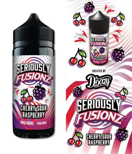 Seriously Fusionz Cherry Sour Raspberry E-liquid Shortfill