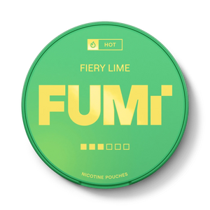 FUMI Fiery Lime Slim Nicotine Pouches (20 Pouches, 8mg or 15mg)