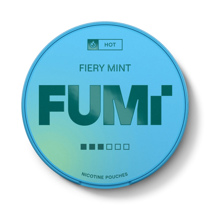 FUMI Fiery Mint Slim Nicotine Pouches (20 Pouches, 8mg)