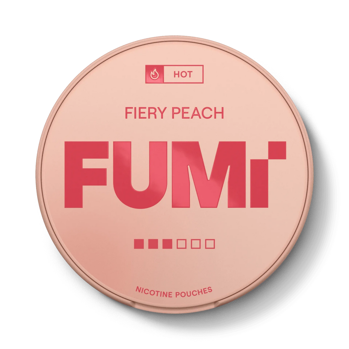 FUMI Fiery Peach Slim Nicotine Pouches (20 Pouches, 8mg)