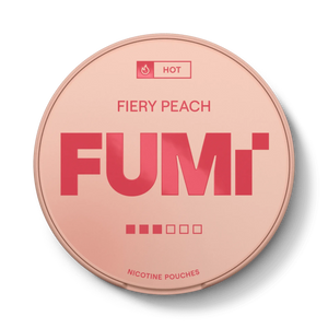 FUMI Fiery Peach Slim Nicotine Pouches (20 Pouches, 8mg)