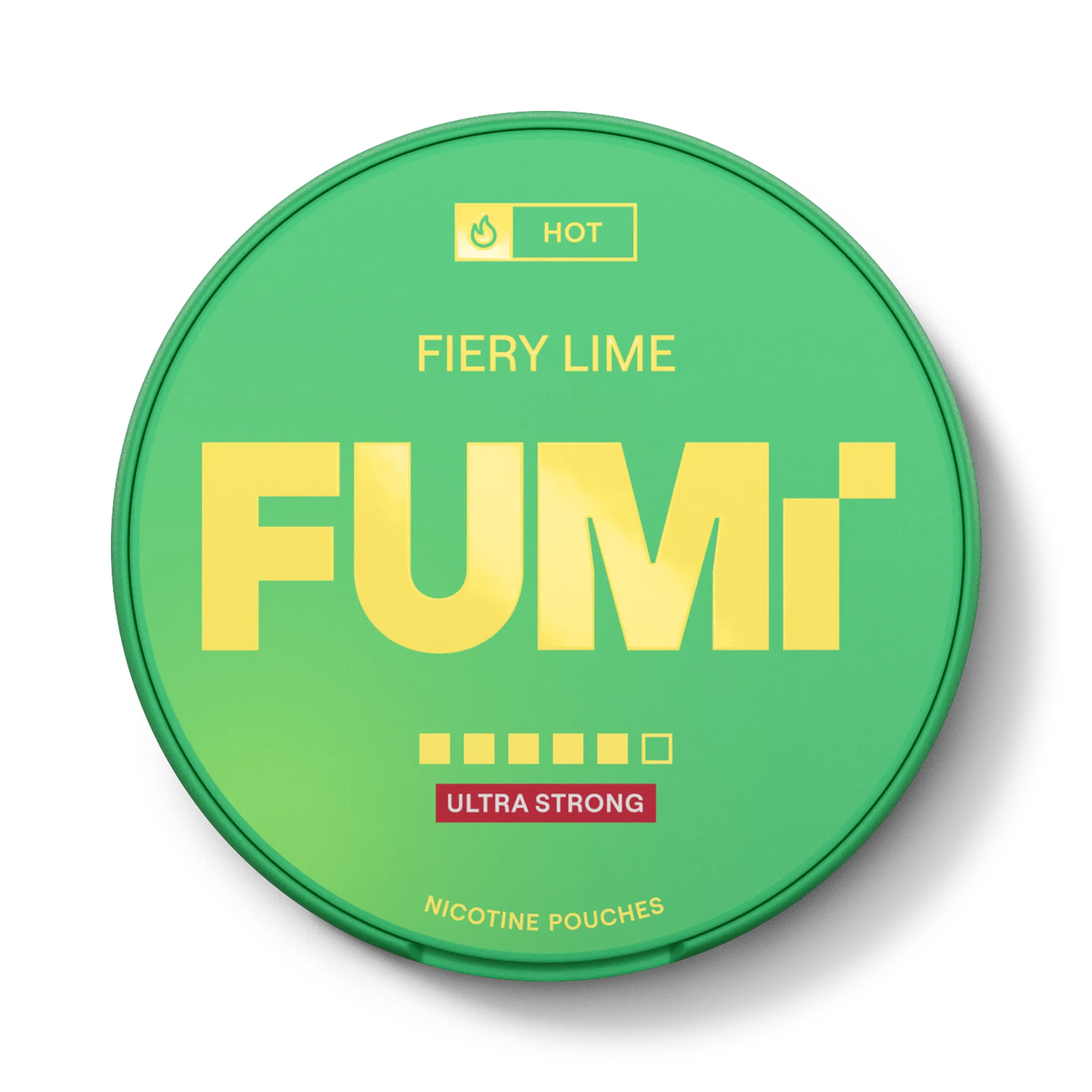FUMI Fiery Lime Slim Nicotine Pouches (20 Pouches,  15mg