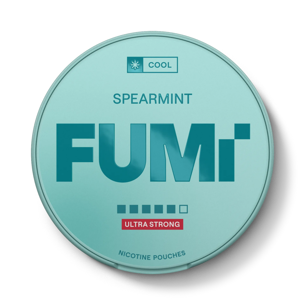 FUMi Spearmint Slim Nicotine Pouches – 15mg