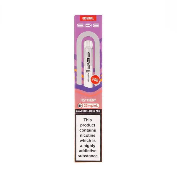 Fizzy Cherry Crystal Bar 600 Prefilled Pod by SKE