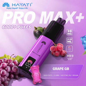 Hayati Pro Max Plus 6000 Grape GB Kit