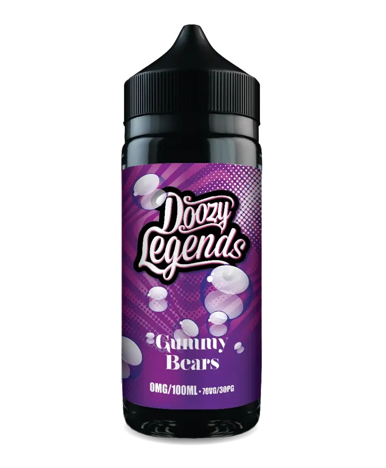 Doozy Legends Gummy Bears 100ml E-Liquid Shortfill