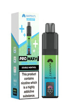 Hayati Pro Max+ vape pen and packaging on a white background