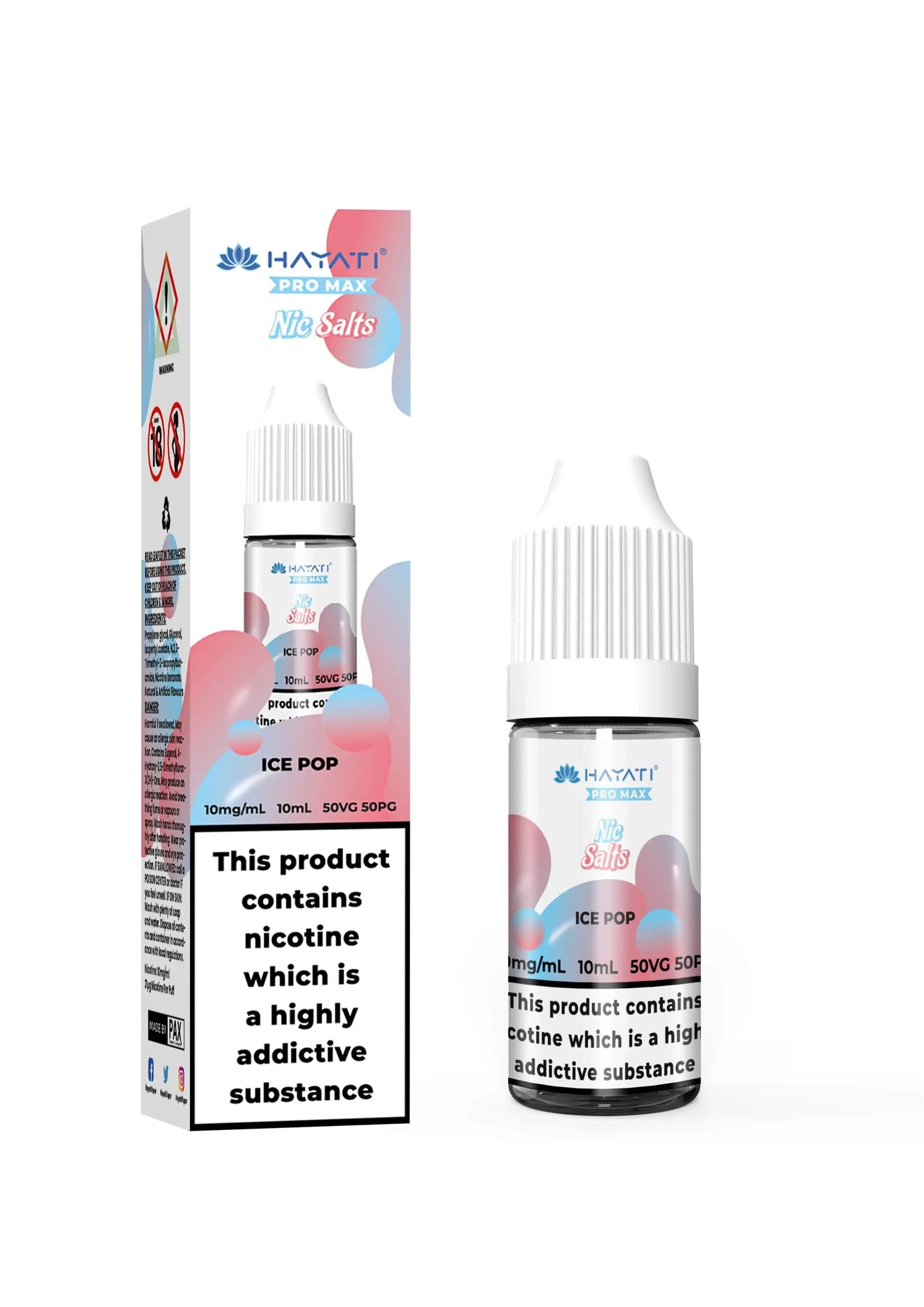 Ice Pop E-Liquid by Hayati Pro Max Nic Salts