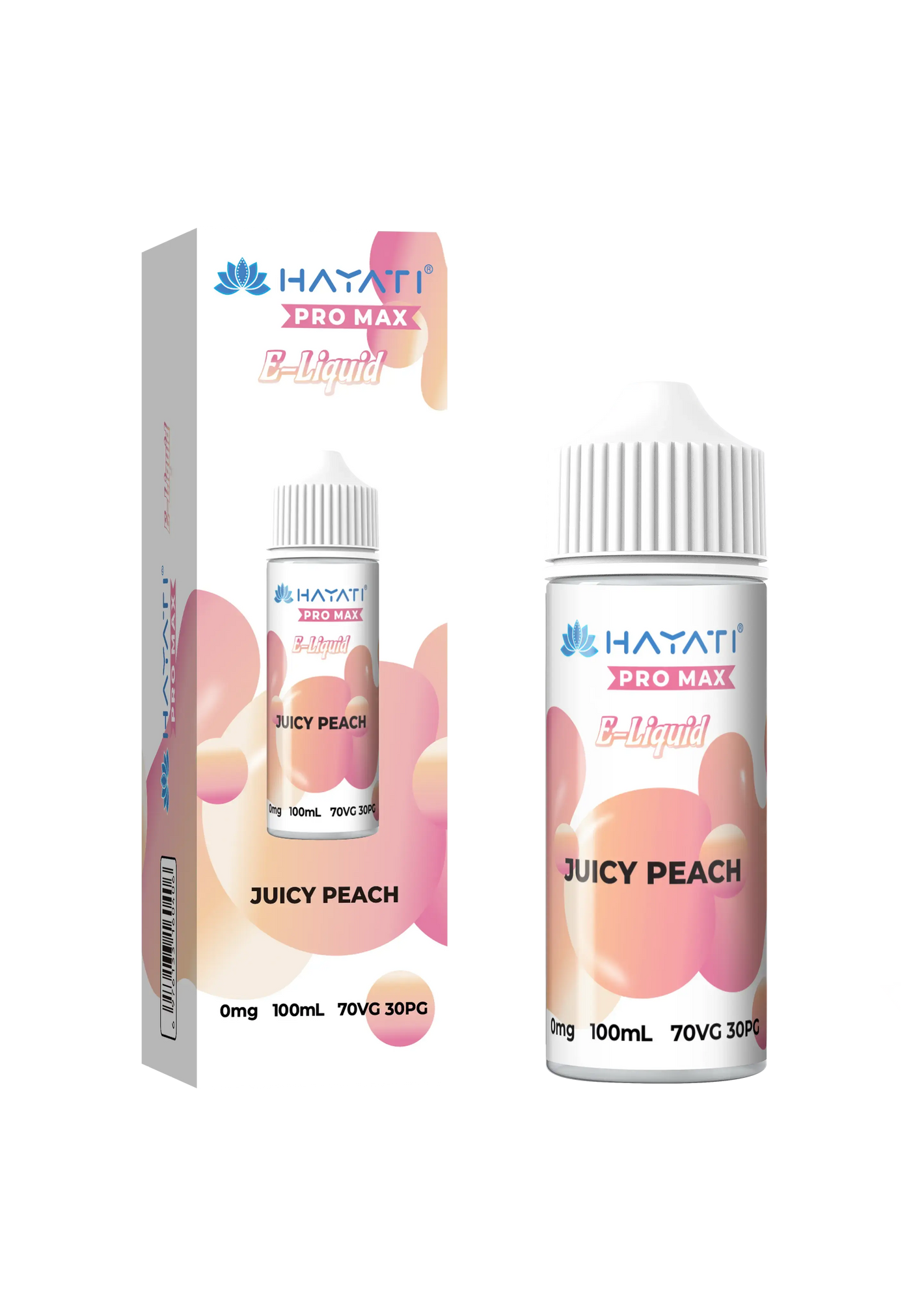 Hayati Pro Max Eliquid 70/30 - Juicy Peach - 100ml