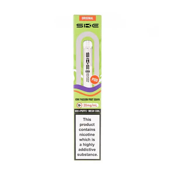 Kiwi Passion Guava Crystal Bar 600 Prefilled Pod by SKE