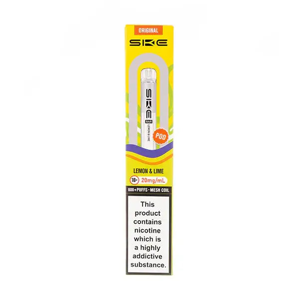 Lemon Lime Crystal Bar 600 Prefilled Pod by SKE