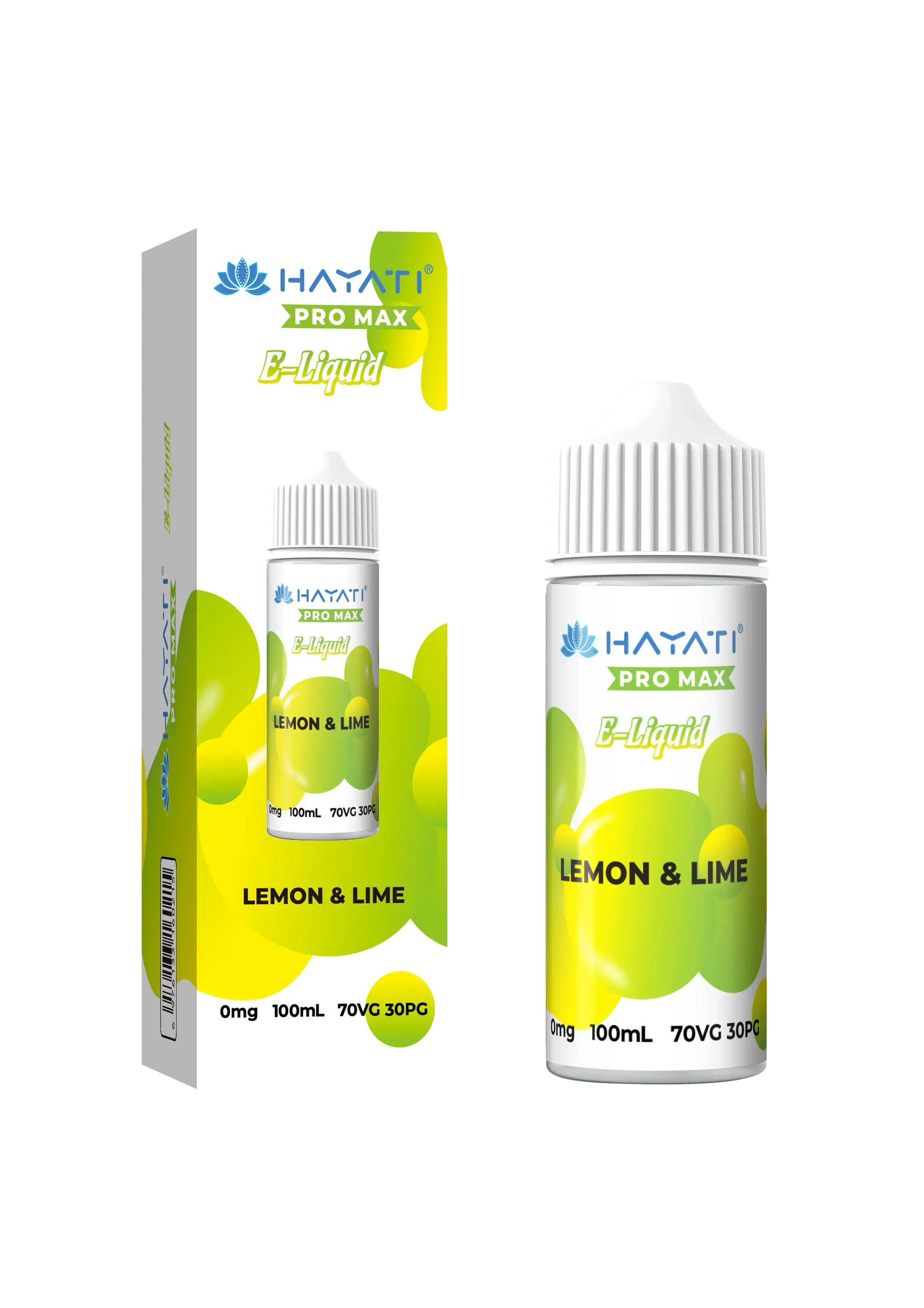 Hayati Pro Max Eliquid 70/30 - Lemon & Lime - 100ml
