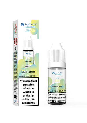 Lemon & Mint E-Liquid by Hayati Pro Max Nic Salts