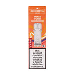 Mixed Peach Crystal Plus Prefilled Pods by SKE packaging with pod and warning label.