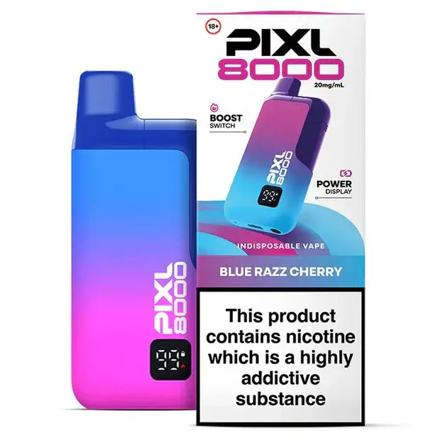 PIXL BLUE RAZZ CHERRY 8000 Vape Kit