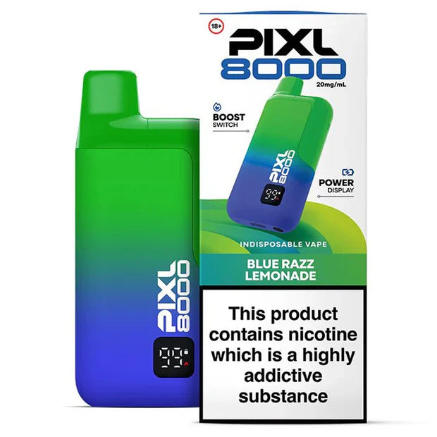 PIXL BLUE RAZZ LEMONADE 8000 Vape Kit