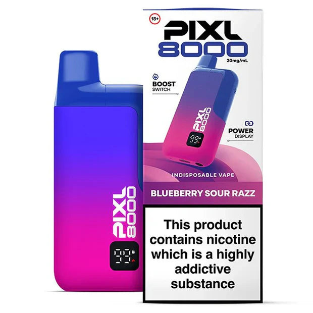 PIXL BLUEBERRY SOUR RAZZ 8000 Vape Kit