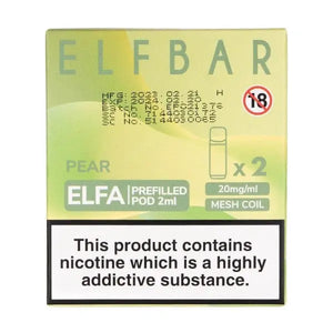 Pear Elf Bar Elfa Prefilled Pod