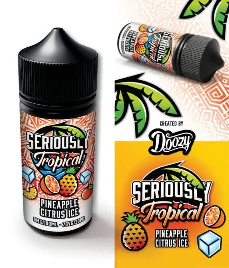 Seriously Tropical Pineapple Citrus Ice E-Liquid Shortfill