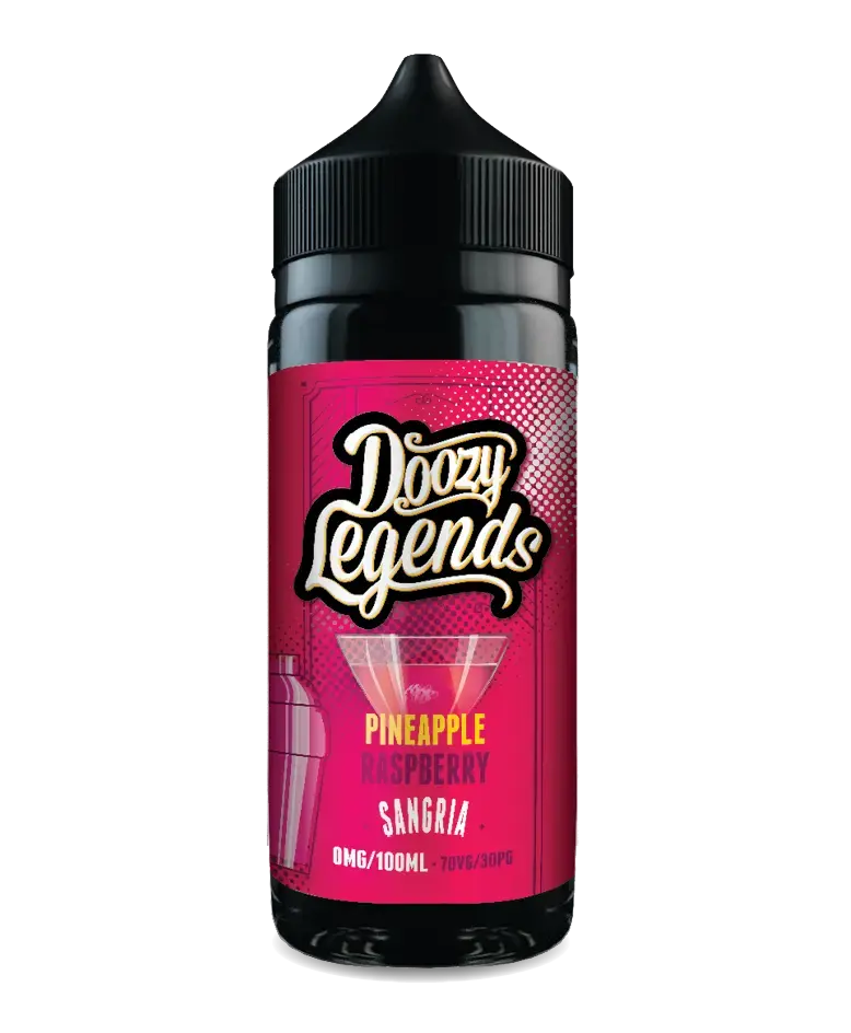 Doozy Legends Pineapple Raspberry Sangria 100ml E-Liquid Shortfill