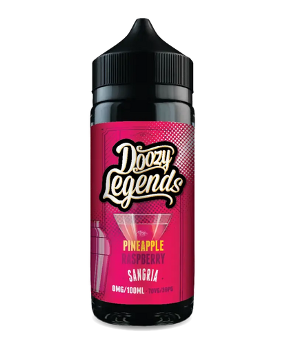 Doozy Legends Pineapple Raspberry Sangria 100ml E-Liquid Shortfill