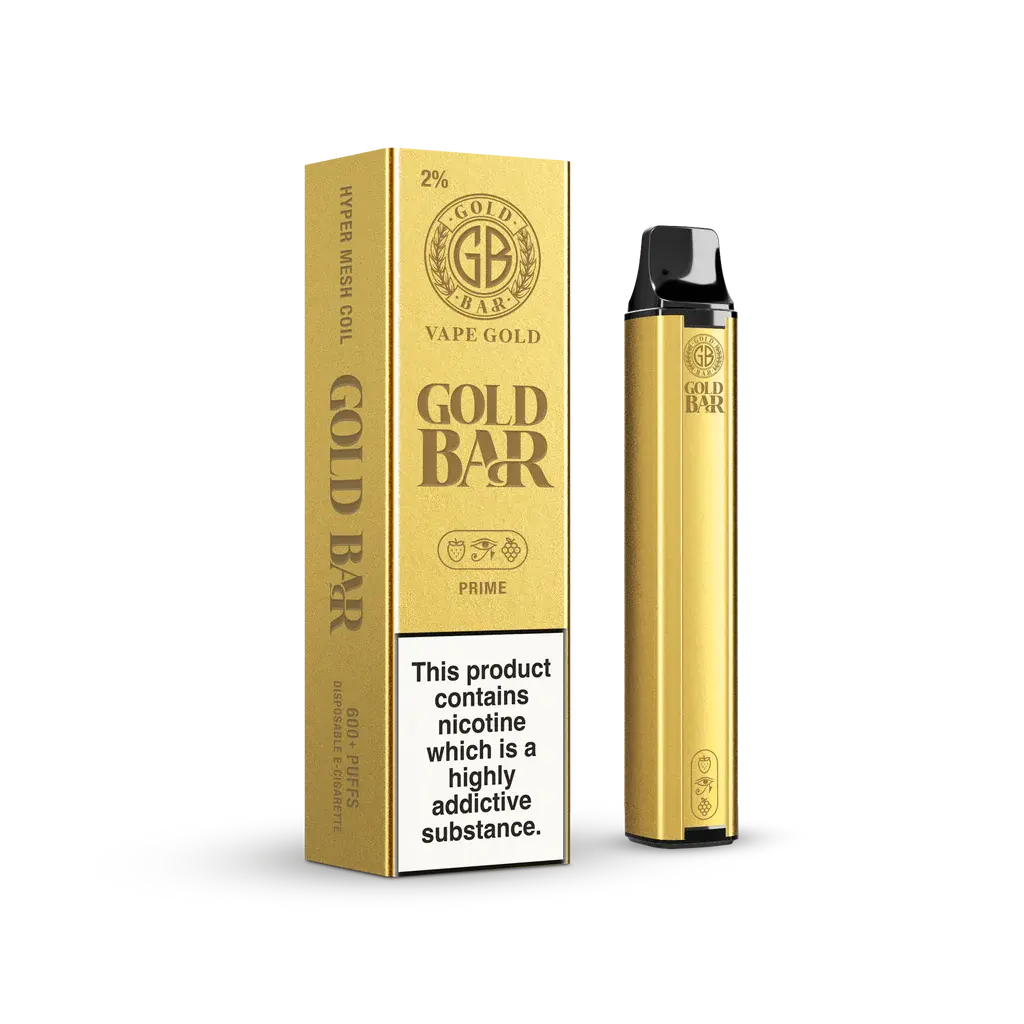 Gold Bar Disposable Vape 20mg