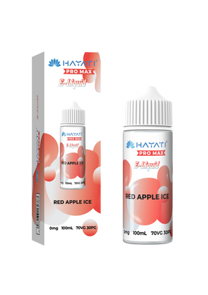 Hayati Pro Max Eliquid 70/30 - Red Apple Ice - 100ml