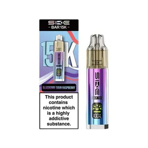 SKE Bar 15K Blueberry Sour Raspberry Prefilled Vape Kit