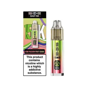 SKE Bar 15K Kiwi Passion Fruit Guava Prefilled Vape Kit