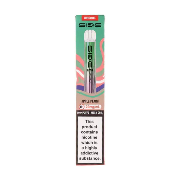 SKE Crystal Bar 600 Apple Peach Prefilled Pod Kit