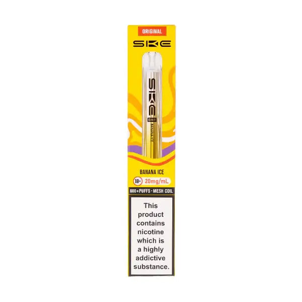 SKE Crystal Bar 600 Banana Ice Prefilled Pod Kit